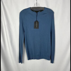 Ted Baker Foundit Crewneck Sweater Blue Size 2 Ted, S US